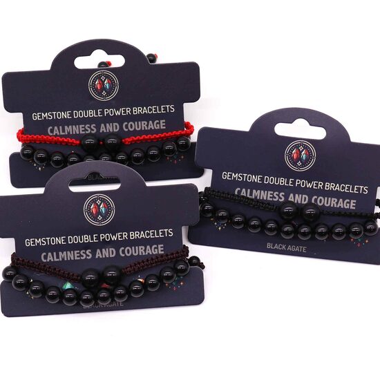 Spēka aproču komplekts Melnais ahāts